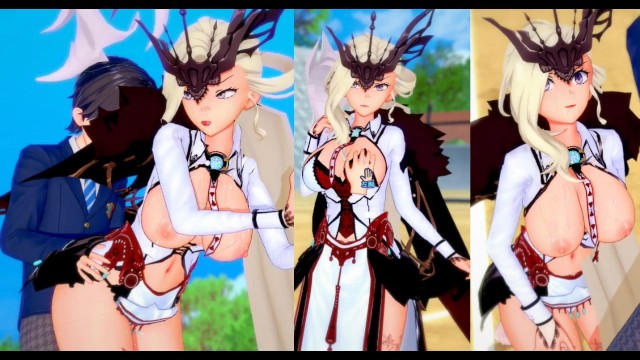 【エロゲーコイカツ！】原神 シニョーラ3DCG巨乳アニメ動画[Hentai Game Koikatsu! Genshin La Signora(Anime 3DCG Video)] Porn Video
