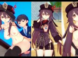 [Hentai Game Koikatsu! ]Have sex with Big tits Genshin Impact HuTao.3DCG Erotic Anime Video.