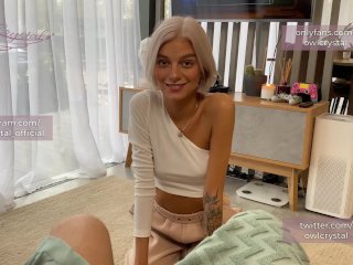 pov, tattooed women, blowjob, real couple homemade