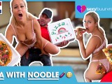 Dutch pizza delivery guy: 1. blowjob, 2. fuck: SASHA! (Amsterdam) - SEXYBUURVROUW