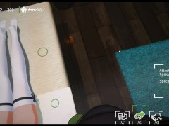 Orc Massage [3D Hentai game] Ep.2 Naughty elf lady likes giant orc hand on her body