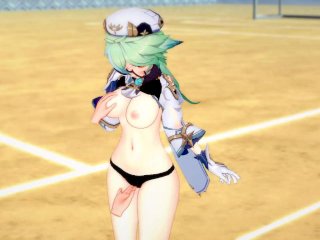 【エロゲーコイカツ！】原神 スクロース3DCG巨乳アニメ動画[Hentai Game Koikatsu! Genshin Sucrose (Anime 3DCG Video)]