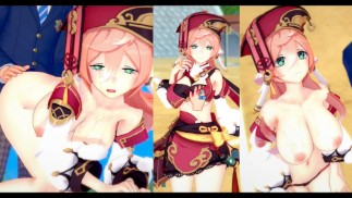 [Hentai Game Koikatsu! ]Have sex with Big tits Genshin Impact Yanfei.3DCG Erotic Anime Video.
