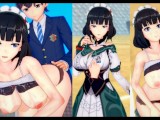 [Hentai Game Koikatsu! ]Have sex with Big tits Genshin Impact Katheryne.3DCG Erotic Anime Video.