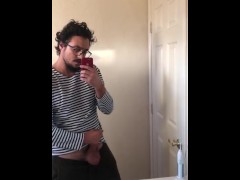 So horny I masturbated in my friends bathroom