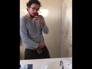 So horny I masturbated in my friends bathroom