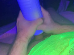 POV UV Black Light Jerk Session 7 of 10