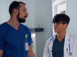 Men - Nurses Michael Jackman & Blaze Austin Share A Sexy Moment In The On Call Room After A Hard Day