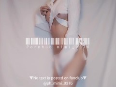 日本の褌女子♡クリちゃんオナニーで立ちながらイキました♡腰がガクガク。