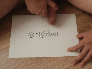 Dick Mate spills his cum on a sign