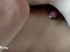 Video First sex with 19 y.o. bi-guy. long time he rubs wife pussy then inserts dick. husband touch balls