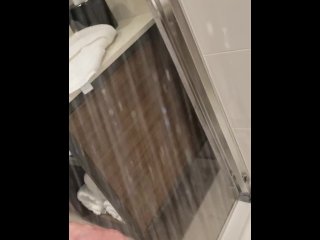 masturbate, shower pissing, vertical video, shower fun