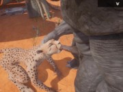 Preview 1 of Wild Life / Cute Furrie Cheetah Girl 🐱