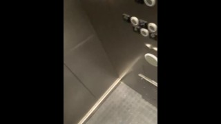 Peeing In A Public Elevator Pissing In A Parking Garage Glass Elevator Night