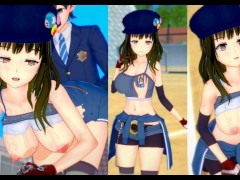 【エロゲーコイカツ！】Final Fantasy 7(FF7 Remake)キリエ・カナン 3DCG巨乳アニメ動画[Hentai Game Koikatsu!Kyrie Canaan (Anime3D