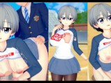 [Hentai Game Koikatsu! ]Have sex with Big tits Uzaki Chan Hana Uzaki.3DCG Erotic Anime Video.