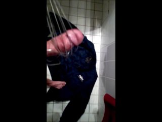 Phallus horny made to cum in the kitchen mixer!