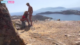 O grego Sakis Dermatis fode em Rhodes, GRÉCIA