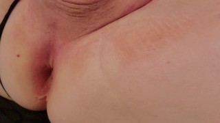 TS Karilyn after a filling up of cum