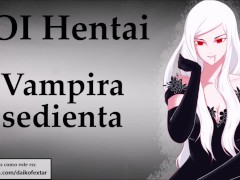 JOI hentai ¿Puedes seguir el ritmo de la vampira?