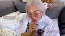 Schatz, tu nicht weh, lutsche besser meinen Schwanz Blowjob  ist die beste Medizin. Blowjob Woche