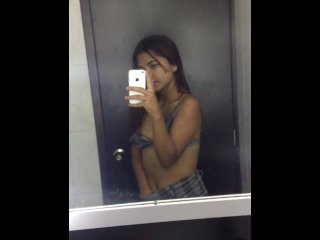 public bath, vertical video, hot girl, bathroom