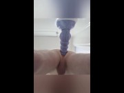 Skinny Teen Twink Hilts Huge XL Bad Dragon Nova Dildo