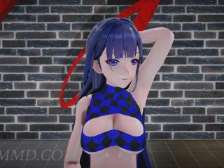 solo female, hentai, anime 3d, 3dcgi