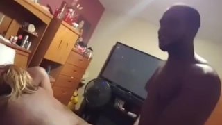 THREESOME With A Selfish Stick Has EBONY BBW With A BIG ASS