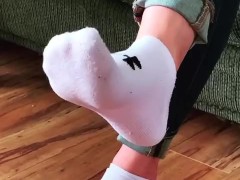 Pretty feet in ankle socks
