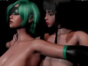 Preview 1 of 3D Futa&Ass - El Bano
