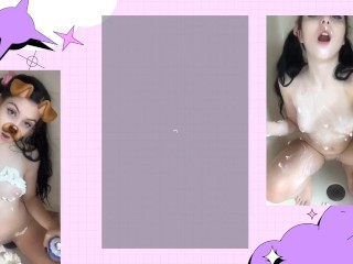 Подросток покрыт кремом