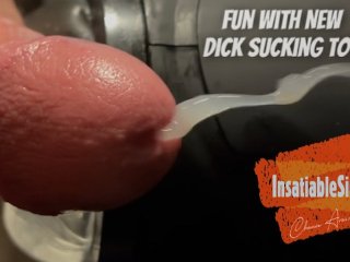 milking machine, 60fps, cock milking machine, cumshot