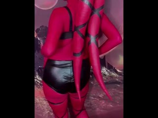 exclusive, alien, cosplay, dancing