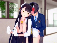 【エロゲーコイカツ！】アズールレーン 比叡 3DCG巨乳アニメ動画[Hentai Game Koikatsu! Azur Lane Hiei(Anime 3DCG Video)]