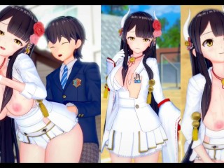 [gioco Hentai Koikatsu! ]fai Sesso Con Grandi Tette Azur Lane Hiei.Video Di Anime Erotiche 3DCG.