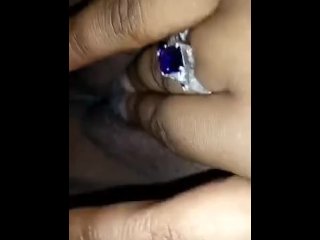 ebony masturbation, exclusive, pussy rubbing, solo female