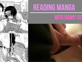 Reading Hentai Manga with Step Sister Causes toCum Inside Her - POV Blowjob, Doggy_Sex, Creampie