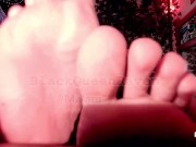 Preview 2 of Beg to stroke to My dirty Ebony soles