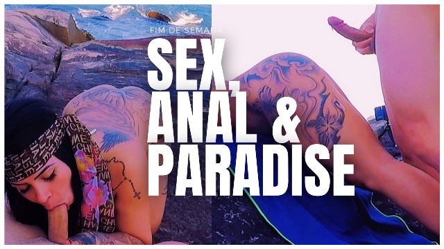 SEX IN PARADISE ANAL ASS GIRLFRIEND AMADORA PUBLIC BEACH - SEXDOLL 520