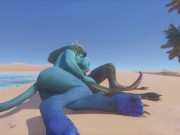 Preview 3 of Wild Life / Scalie Porn on the Beach