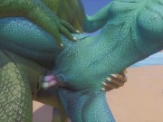 Preview 5 of Wild Life / Scalie Porn on the Beach