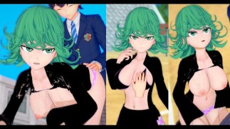 [Hentai Game Koikatsu! ]Have sex with Big tits One Punch Man Tatsumaki.3DCG Erotic Anime Video.