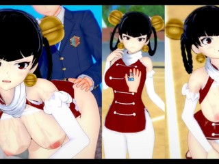 [hentai Game Koikatsu! ] Faça Sexo com Peitões one Punch Man Lin Lin.Vídeo 3DCG Anime Erótico.