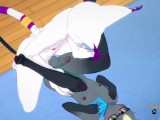 Anima Crossing Digimon - Raymon x Gatomon Hard Sex