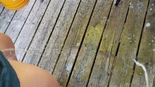 Video Of Me Pissing On My Neighbor's Wife's Pee