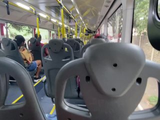 girlfriend, exclusive, bus, blowjob