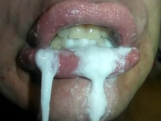 asmr, saliva fetish, drooling lips, saliva, drool
