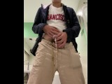 Hot Japanese Schoolboy Pee in the Restroom Uncensored Amateur