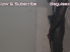 Shower in Black Bodysuit | DisguisexX